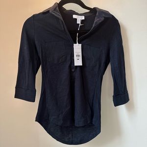 British label White Label from The White Company. 3/4 sleeve shirt.